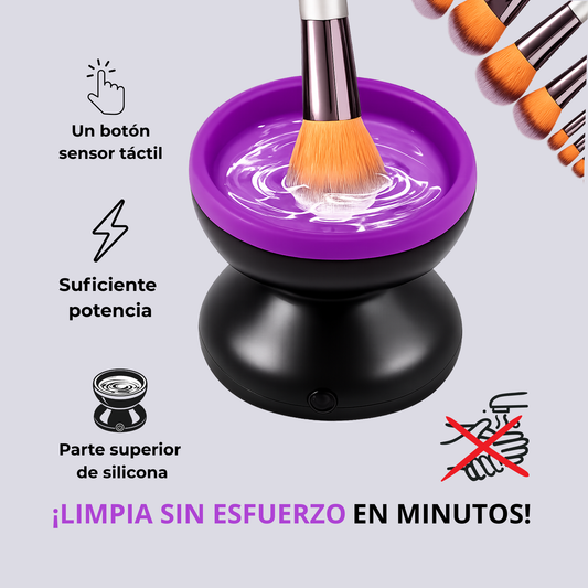 Limpiador Brochas de Maquillaje Portátil y Recargable